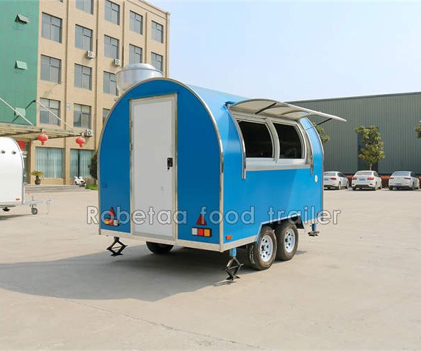 3m Round Food Trailer